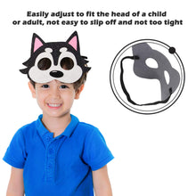 Load image into Gallery viewer, TICIAGA 12 Pack Dog Cat Felt Toy Masks for Kids, Animals Cosplay Costume Masks, Puppy Kitty Pretend Play Accessories, Role Playing Game Props, Dog Cat Theme Birthday Dress-Up Party Favor Decoration