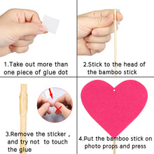 Load image into Gallery viewer, Ticiaga 60pcs Felt Red Heart Cut-outs for Valentines Day Decor, Red Heart Garland Banner, Swirl Ceiling Decor, Pink Heart Table Topper, Cake Topper, Valentine Wedding Anniversary Birthday Party Supply