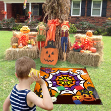 Load image into Gallery viewer, TICIAGA Halloween Lawn Dart Game, Outdoor Toss Game with 4 Bean Bags On Halloween Lawn Mat, Indoor Halloween Party Game for Kids, Yard Throwing Game for Family, Halloween Party Decoration Supplies
